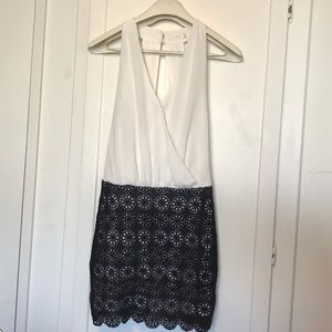 Open-Back and Lace Dress